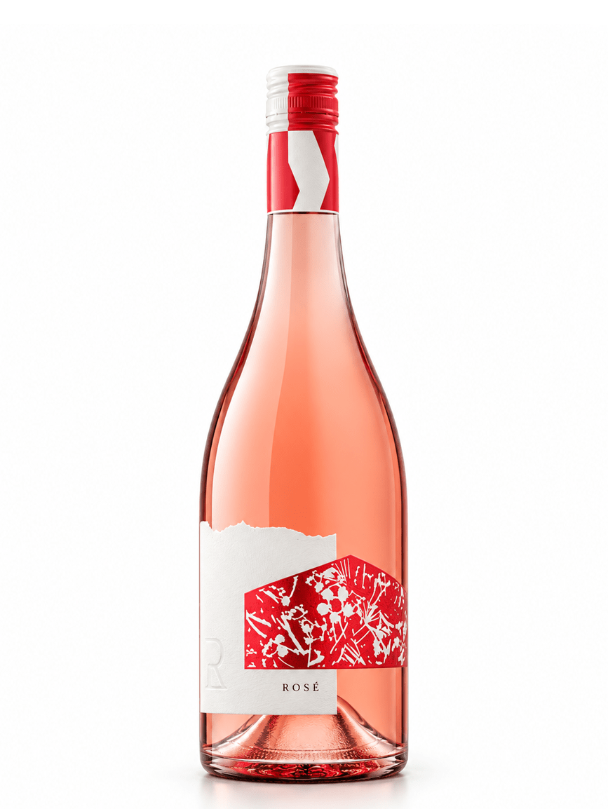 redshed rose wine bottle