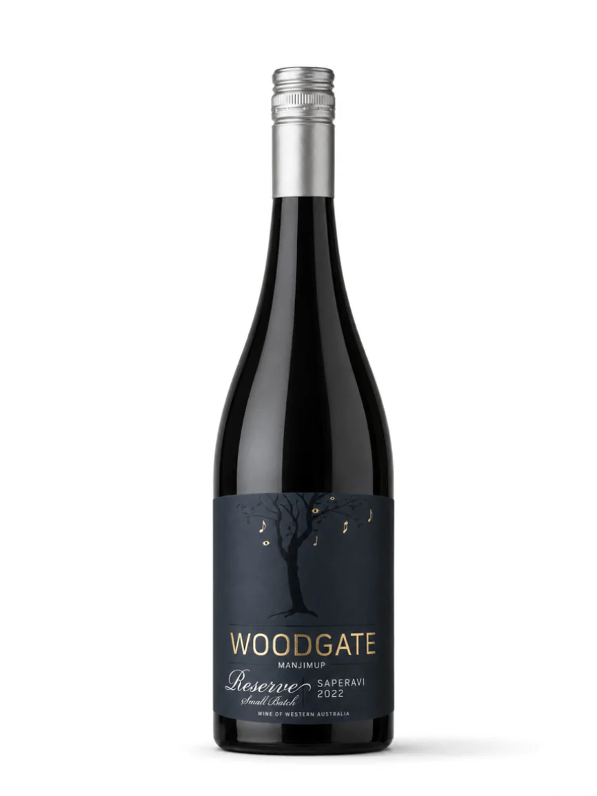 Woodgate Reserve Saperavi 2022 bottle